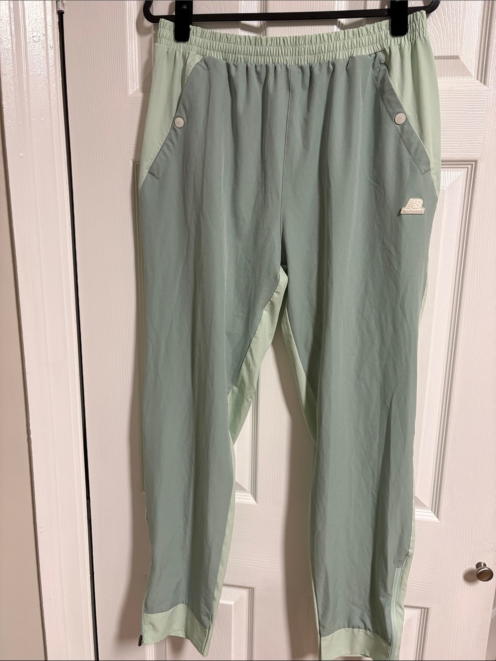 Women’s New Balance Light Green Active Track Pants